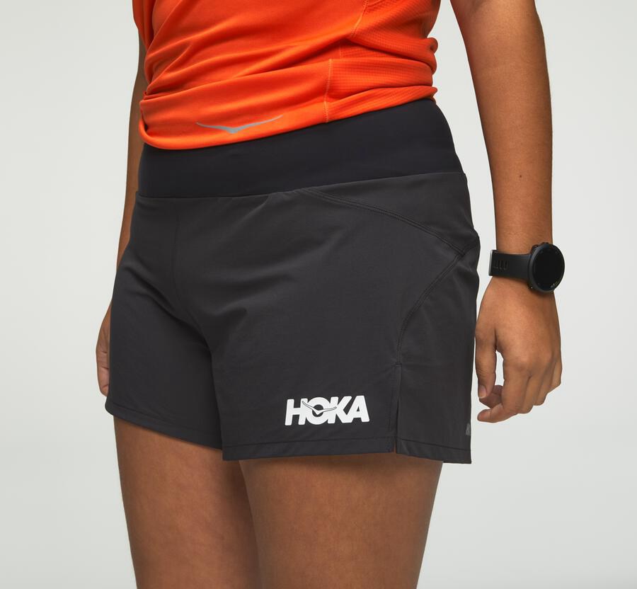 Bermudas Hoka One One Feminino Pretas - Performance - 634-WOVIMY